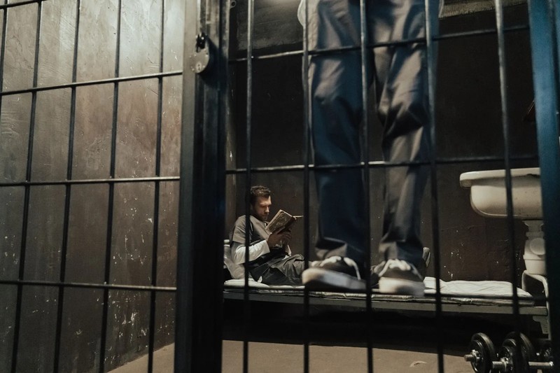 A hospital room where a prisoner is hooked up to life support equipment after a failed execution attempt.